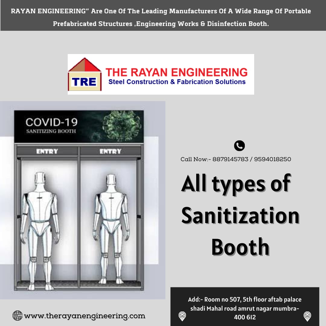 Portable Full Sanitization Booth | The Rayan Engineering