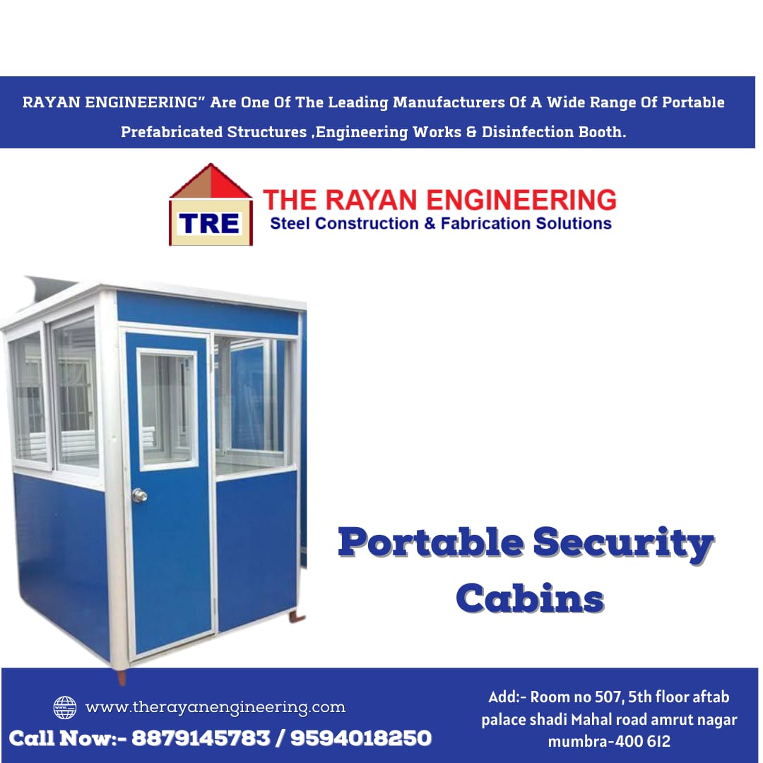 Portable Security Cabins Manufacturer in Mumbra | The Rayan Engineering