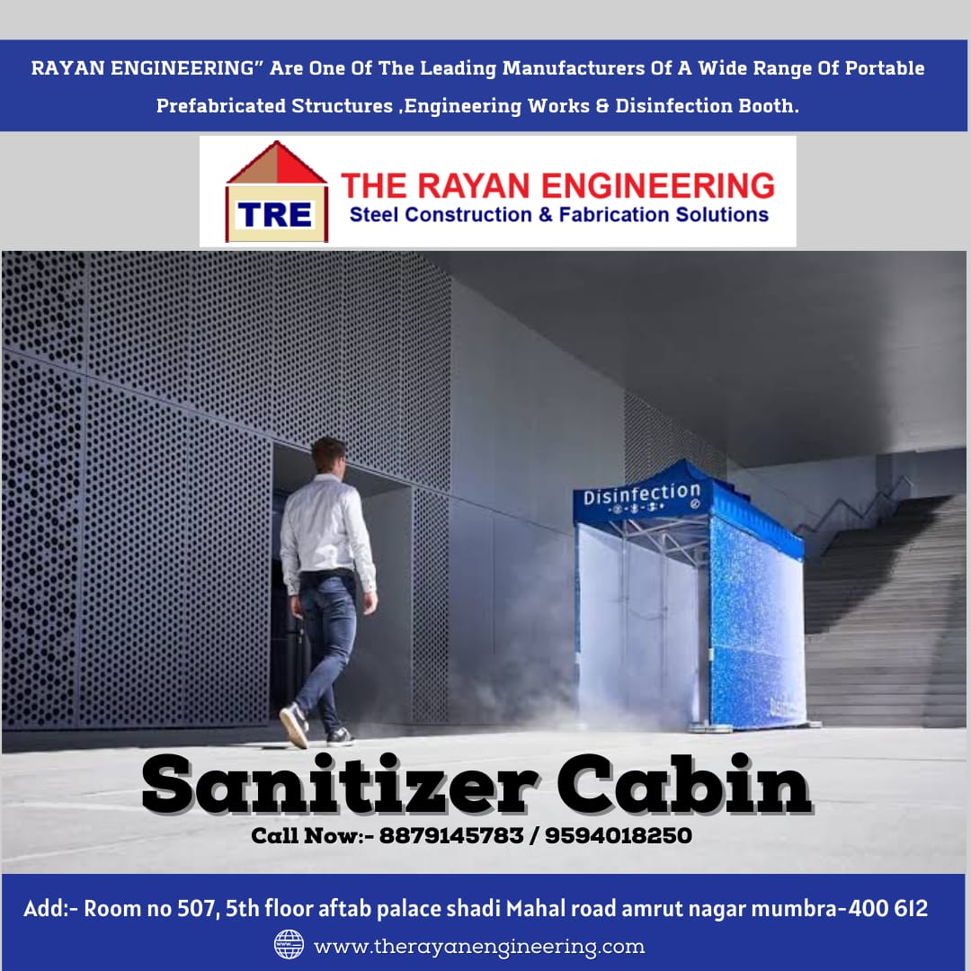 Disinfection Cabin Manufacturer | The Rayan Engineering