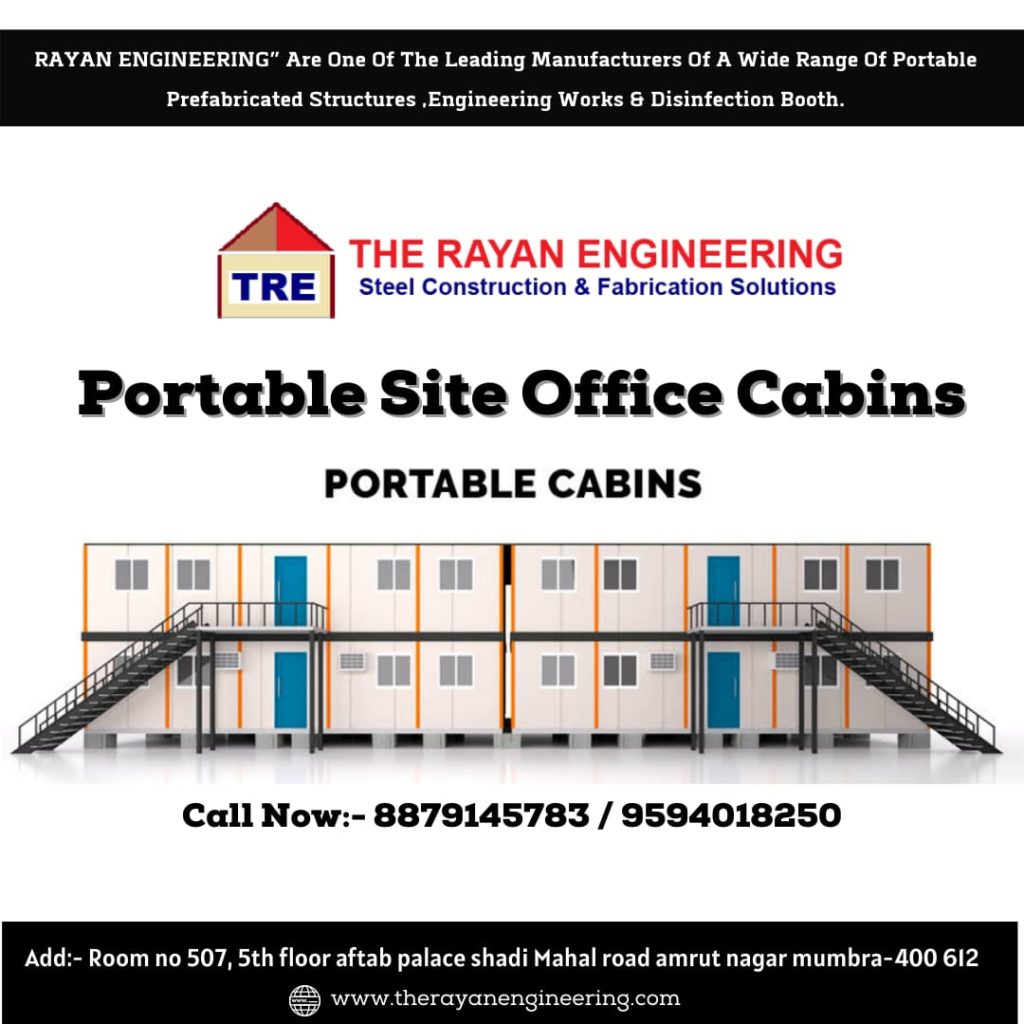 Portable Office Cabins Manufacturer in Dadar | The Rayan Engineering